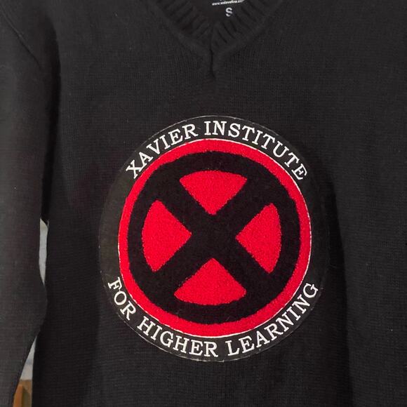 Marvel Sweater Xavier Institute For Higher Learning Size Men's Small Black X-Men - Picture 2 of 6